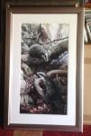 Framed Badgers - art by Geoff Taylor
